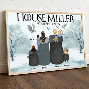 Personalized Gifts For Family Canvas Print Movie Family Characters 04QHTN200124 - Canvas Print - GoDuckee