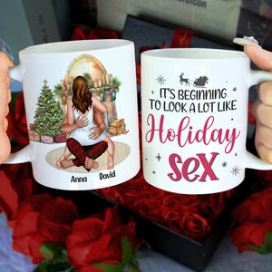 It's Beginning To Look A Lot Like Holiday Personalized Coffee Mug 01TOTN310823HH - Coffee Mug - GoDuckee
