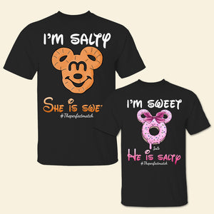 Couple Personalized Shirt T-shirt-04HUHN120423 - Shirts - GoDuckee