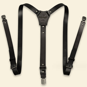 Personalized Gifts For Husband Leather Suspenders This Man Belongs To Me - Suspenders - GoDuckee