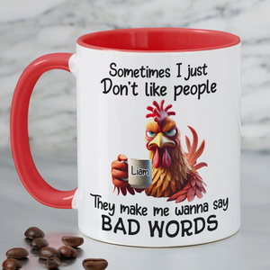 Personalized Gifts For Coworker Coffee Mug Bad Words 03xqpu150125 - Coffee Mug - GoDuckee