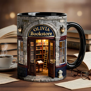 Bookstore Accent Mug - Personalized Gifts For Book Lovers 02KIDT230126