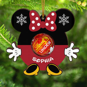 Cute Chocolate Holder, Personalized Wood Ornament, Unique Christmas Gifts, Christmas Tree Decorations, 06qhqn251123 - Ornament - GoDuckee