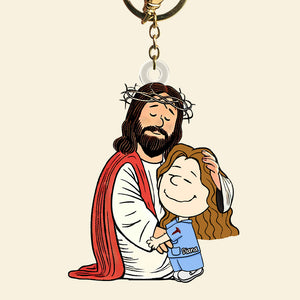 Personalized Gifts For Christians Keychain, Jesus Christ Support Your Job 02qhqn160125hg - Keychains - GoDuckee