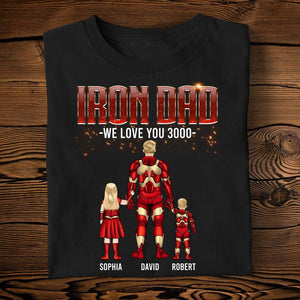 Personalized Dad Shirt We Love You, Gift For Dad T-shirt-02ACQN310323TM - Shirts - GoDuckee