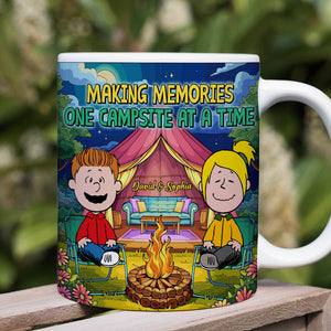 Personalized Gifts For Couple Coffee Mug 02xqtn181224hh Making Memories One Campsite At A Time - Coffee Mug - GoDuckee