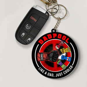Dad Like A Dad Just Cooler 03qhqn290523ha Personalized Keychain QNFBK - Keychains - GoDuckee