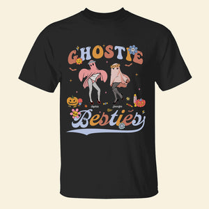 Ghostie Besties Personalized Horror Shirt, Gift For Friend - Shirts - GoDuckee