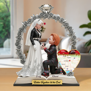 Anniversary Acrylic Plaque - Personalized Gifts For Couple 03ohpu090725 - Shaped Plaques - GoDuckee