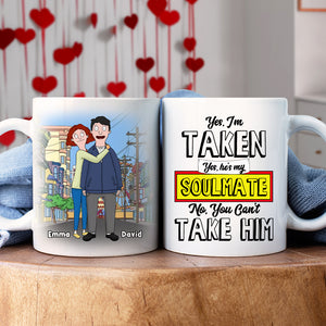 Personalized Gift For Couple White Coffee Mug My Soulmate 03OHLU110125HG - Coffee Mug - GoDuckee