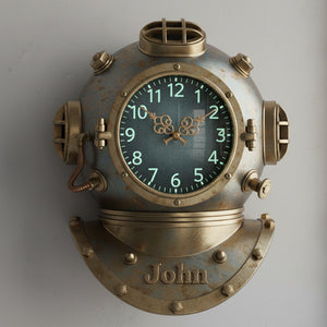 Personalized Gifts For Diver Lovers Acrylic Hanging Wall Clock 02HYTN261225 - Hanging Wall Clock - GoDuckee