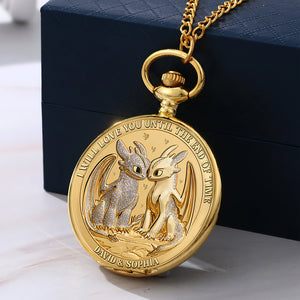 Legendary Love Pocket Watch Personalized Gifts For Couple 06TGQN190625 - Pocket Watch - GoDuckee