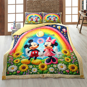 Personalized Gifts For Couple Quilt Bed Set 05ohtn210125 - Blanket - GoDuckee