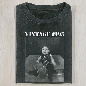 Birthday Halloween Costume Vintage Shirt - Custom Photo Gifts For Loved Ones 03nata290825 - Shirts - GoDuckee