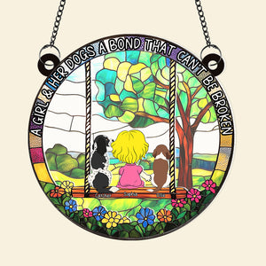 Personalized Gifts For Dog Lovers Suncatcher Ornament, Bond That Can't Be Broken 02tgqn190225hg - Ornament - GoDuckee