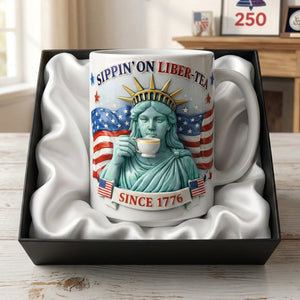 Libertea Coffee Mug American Freedom - Personalized Gift For Patriots 04totn040326 - Coffee Mug - GoDuckee