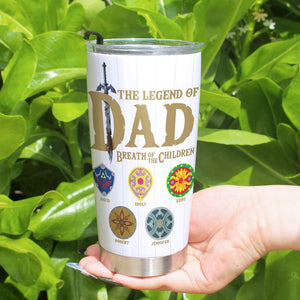 Dad The Legend Of Dad 02naqn300523 Personalized Tumbler - Tumbler Cup - GoDuckee