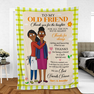 Personalized Gifts For Friend Blanket Best Friends Forever 02ACDT200325HG - Blanket - GoDuckee