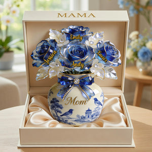 Toile De Jouy Mother Acrylic Plaque - Personalized Gifts For Mothers 02pgmg090326 - Shaped Plaques - GoDuckee