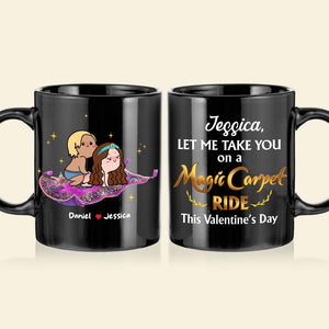 Personalized Gift For Couple Mug Let Me Take You On A Ride 02HTHN110124HH - Coffee Mug - GoDuckee