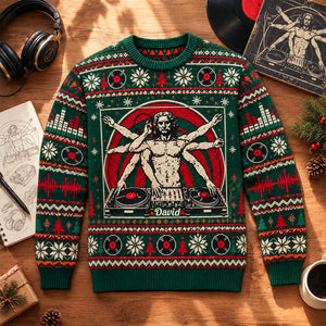 Funny DJ Ugly Sweater - Personalized Gifts For Christmas 05nadh131026