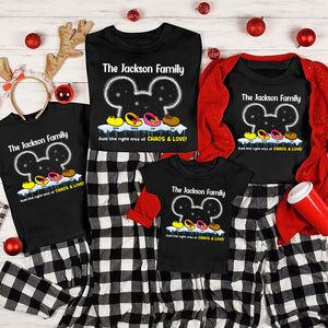 Just The Right Mix Of Chaos & Love, Gift For Family, Personalized Shirt, Cartoon Shoes Shirt, Christmas Gift 02HUTI231023 - Shirts - GoDuckee
