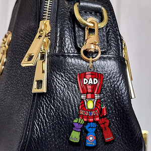 Personalized Gifts For Dad Keychain 02qhqn170523ha Fist Bump - Keychains - GoDuckee