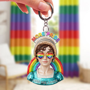LGBT Supporter Keychain - Gifts For LGBT 06naqn300525 - Keychains - GoDuckee