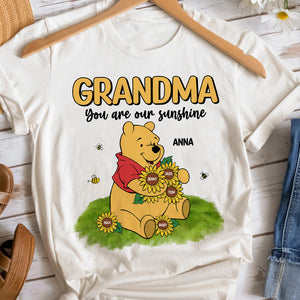 Personalized Gifts For Grandma Shirt You Are Our Sunshine 02HTTN030224 Mother's Day Gifts - 2D Shirts - GoDuckee