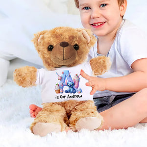 Personalized Gifts For Kids Bear With Shirt Movie Fan 02ohqn130225 - Bear - GoDuckee