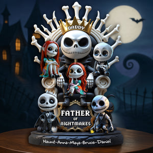 Father Of Nightmares Acrylic Plaque - Personalized Gift For Father 01NALU240425 - Shaped Plaques - GoDuckee
