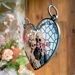 Personalized Gifts For Couple Suncatcher Window Hanging Ornament 02OHPU160524 - Ornaments - GoDuckee