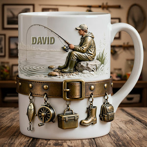 Personalized Gifts For Fishing Lovers Coffee Mug 02TOTN271225 - Coffee Mug - GoDuckee