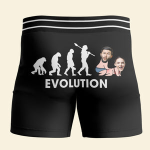 Personalized Gifts For Men Boxer Briefs Evolution - Boxer Briefs - GoDuckee