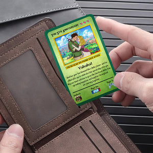 Personalized Gifts For Couple Love Game Aluminum Wallet Card Valentine 03XQQN051224HG - Wallet Card - GoDuckee