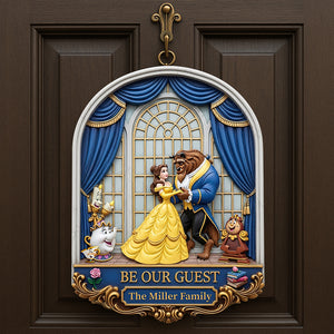 Fairy Tale Couple Wood Sign Personalized Gifts For Family 01qhdt300525 - Wood Sign - GoDuckee