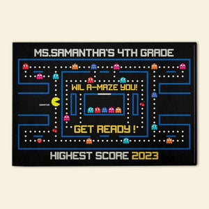 Gift For Teacher, Personalized Doormat, Teacher Custom Name Doormat, Back To School Gift 03HTHN260723 - Doormat - GoDuckee