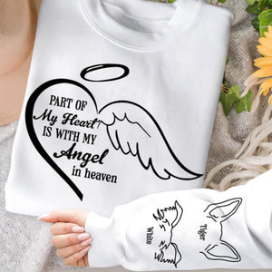 Personalized Gifts For Dog Lovers Shirt 04ohtn311224 Part Of My Heart Is My Angel In Heaven - AOP Products - GoDuckee