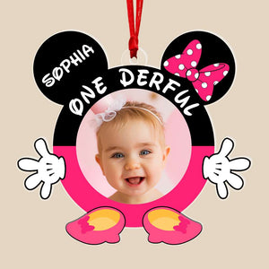 Cute Kid Custom Photo Custom Age Ornament, Gift For Grandchildren 02QHQN171123 - Ornament - GoDuckee