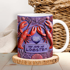 Personalized Gifts For Couple Mug, Lobster Couple 03QHLU101224 - Coffee Mug - GoDuckee