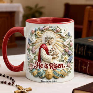 Christian Easter Scripture Coffee Mug - Gift For Christian 01PALU090126 - Coffee Mug - GoDuckee
