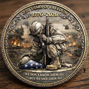 Fallen Heroes Tribute Metal Coin – 250th Anniversary Personalized Gift 05TOTN020326 - Coin - GoDuckee