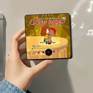 Custom Music Fridge Magnet For Couple Cartoon Characters 03TOLU211224HG - Fridge Magnet - GoDuckee