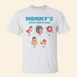 Personalized Gifts For Mom Shirt Mommy's Little Fish 06HTHN290224 - 2D Shirts - GoDuckee