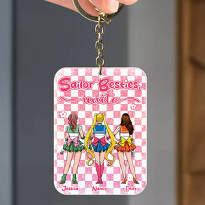 Personalized Gifts For Best Friends Keychain Besties Unite 02kapu260224hh - Keychains - GoDuckee