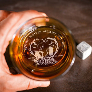 Personalized Gifts For Couple Engraved Whiskey Glass 03HTMH040624 - Drinkware - GoDuckee
