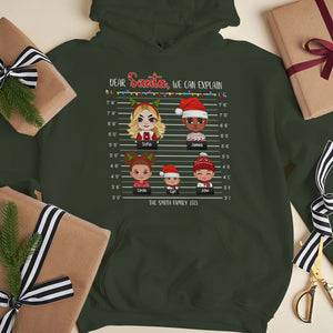 Dear Santa, We Can Explain - Personalized Funny Family Shirt - Christmas Gift For Family - Shirts - GoDuckee