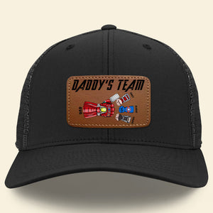 Personalized Gifts For Dad Leather Patch Cap 02ACQN210524HA Father's Day - Caps - GoDuckee
