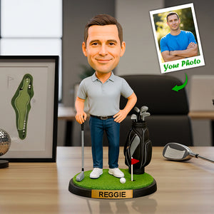 Golf Champion Acrylic Plaque Custom Photo Gifts For Golf Lovers 01PATA250825 - Shaped Plaques - GoDuckee
