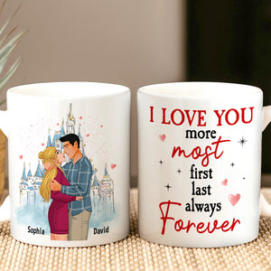 Personalized Gifts For Couple Coffee Mug I Love You More Most Always Forever - Coffee Mug - GoDuckee